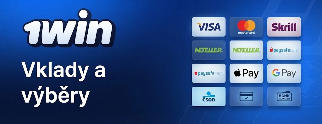 Platební metody a výběry na 1win